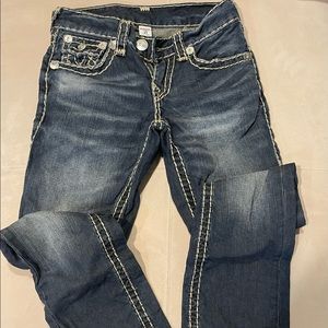 Mens True Religion Straight Jeans Size 27